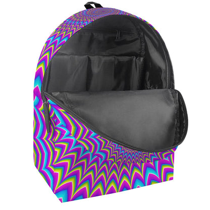 Dizzy Spiral Moving Optical Illusion Backpack