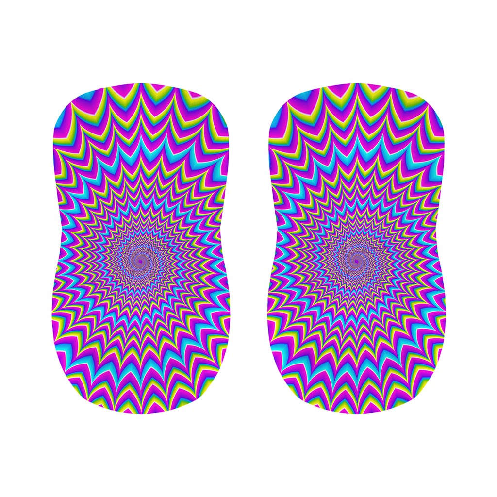 Dizzy Spiral Moving Optical Illusion Bar Stool Covers