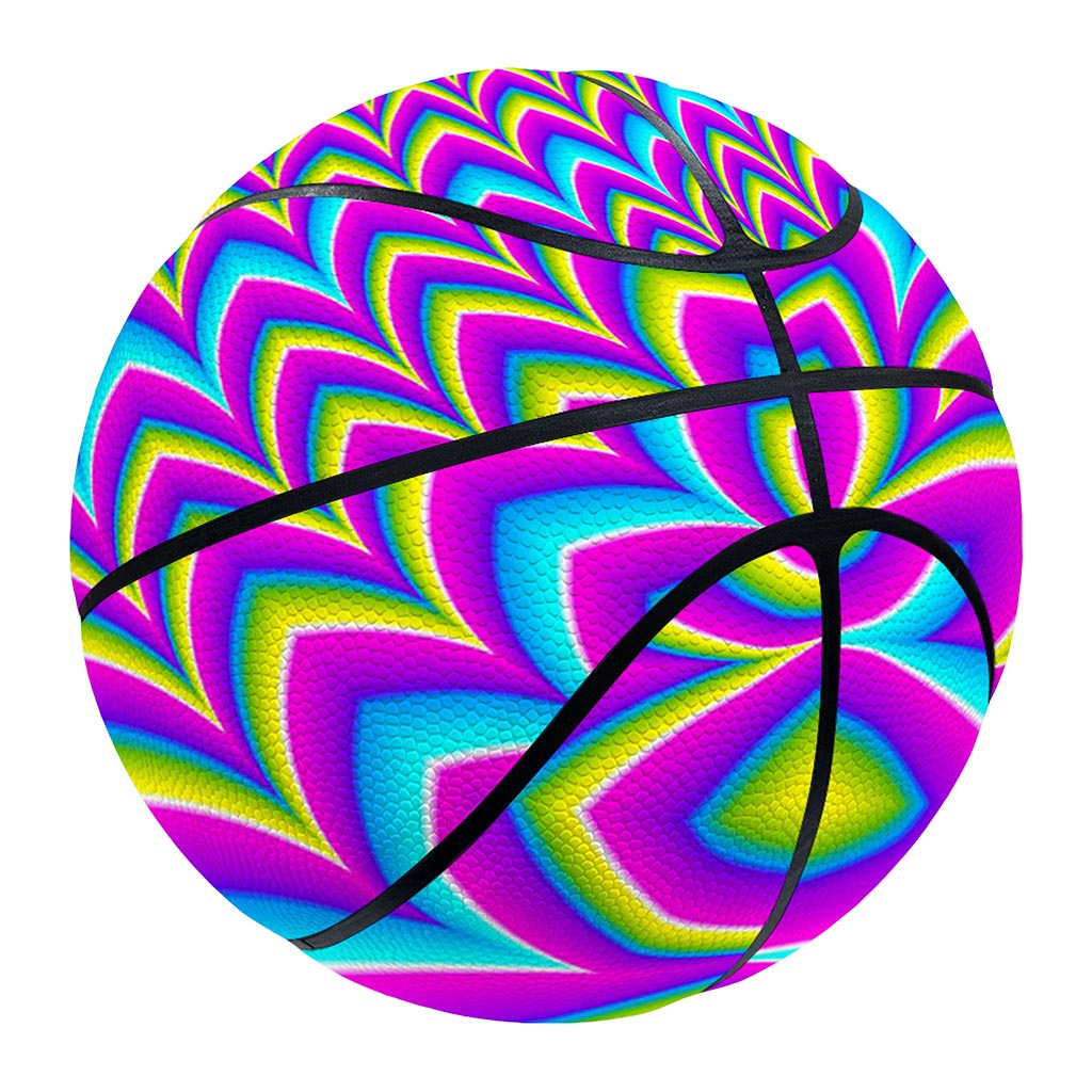 Dizzy Spiral Moving Optical Illusion Basketball