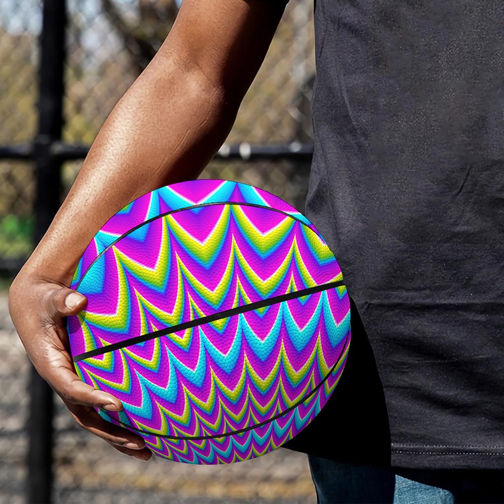 Dizzy Spiral Moving Optical Illusion Basketball
