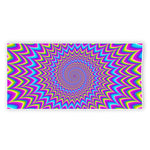 Dizzy Spiral Moving Optical Illusion Beach Towel