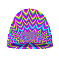 Dizzy Spiral Moving Optical Illusion Beanie