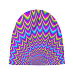 Dizzy Spiral Moving Optical Illusion Beanie