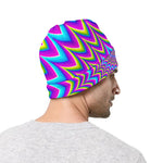 Dizzy Spiral Moving Optical Illusion Beanie