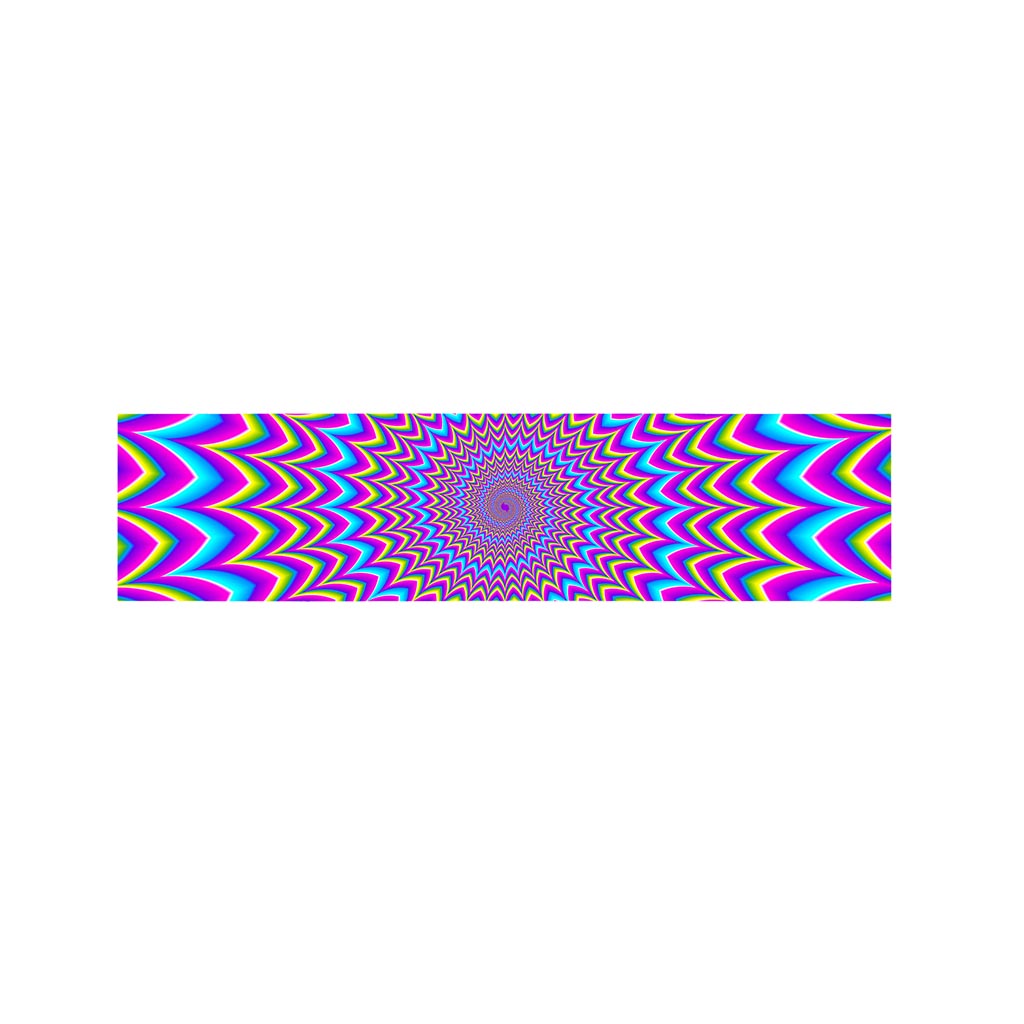 Dizzy Spiral Moving Optical Illusion Bed Runner