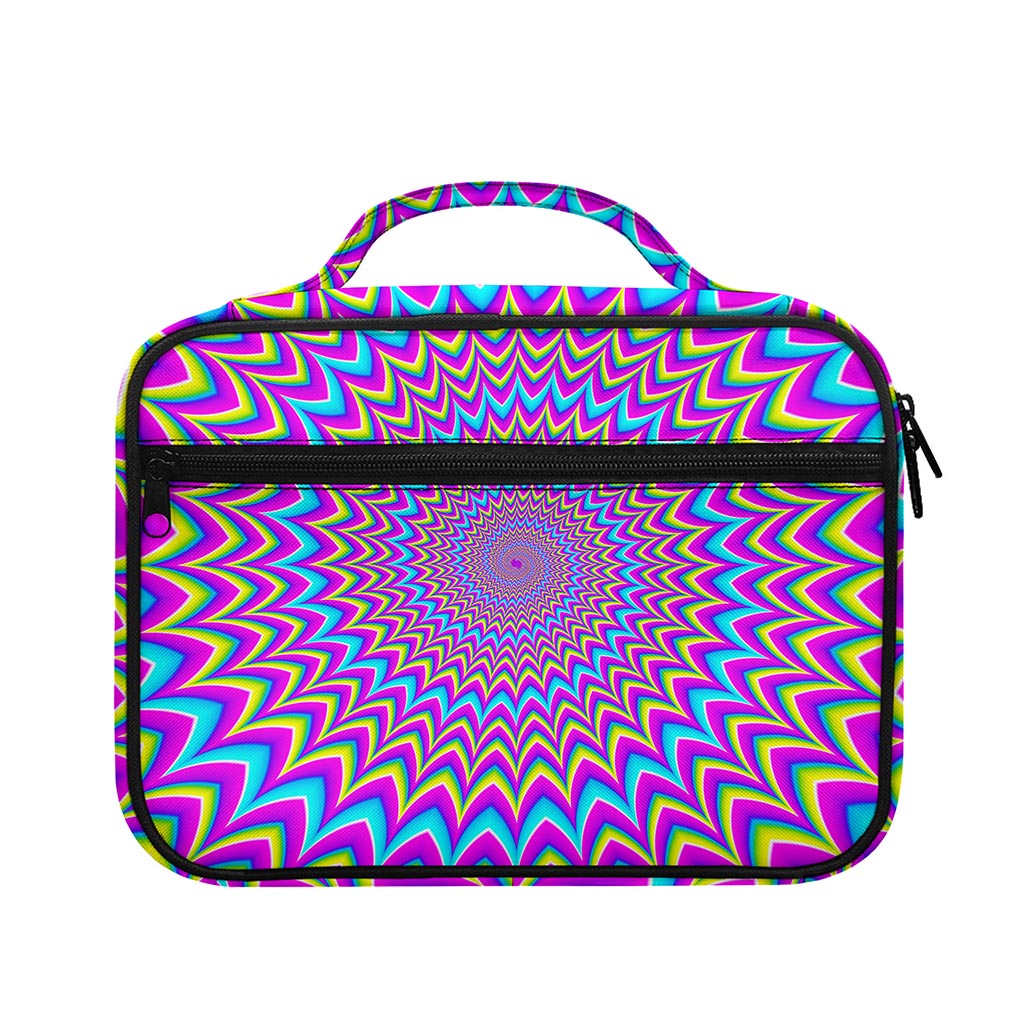 Dizzy Spiral Moving Optical Illusion Briefcase Bible Bag