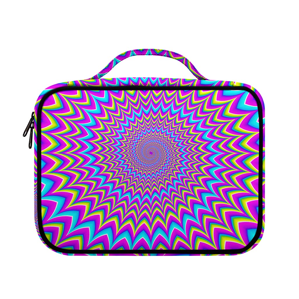 Dizzy Spiral Moving Optical Illusion Briefcase Bible Bag