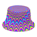 Dizzy Spiral Moving Optical Illusion Bucket Hat
