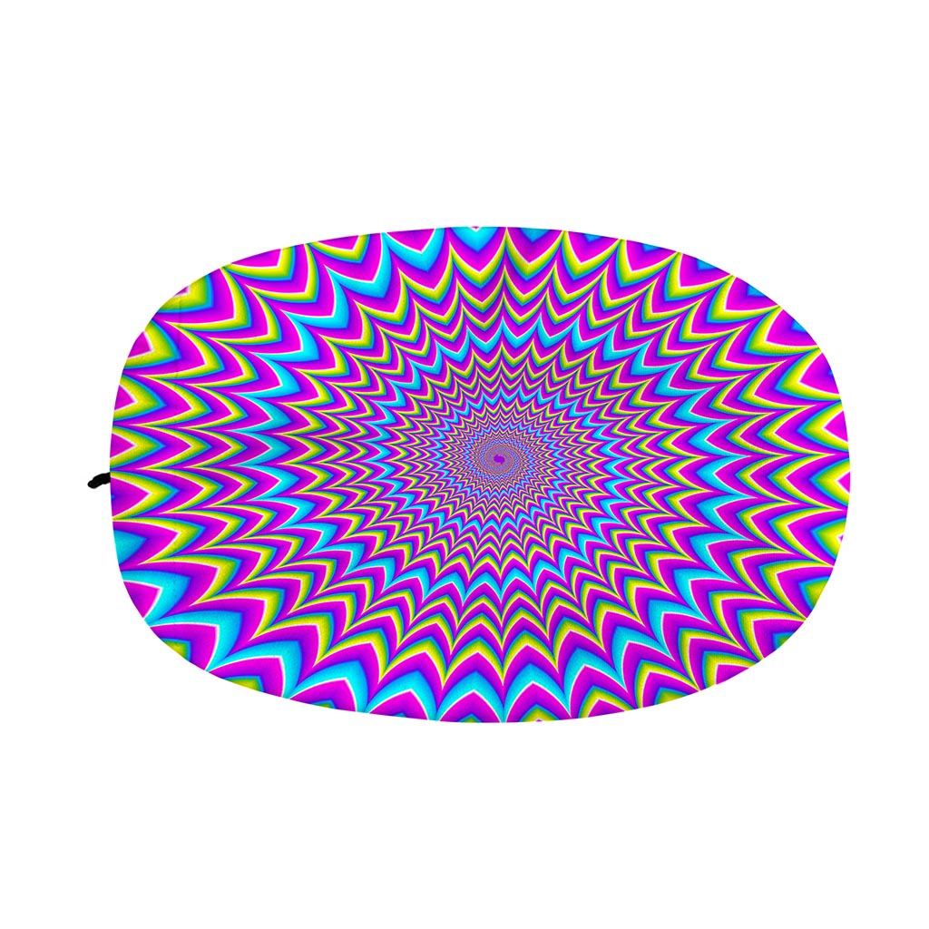 Dizzy Spiral Moving Optical Illusion Car Side Mirror Covers