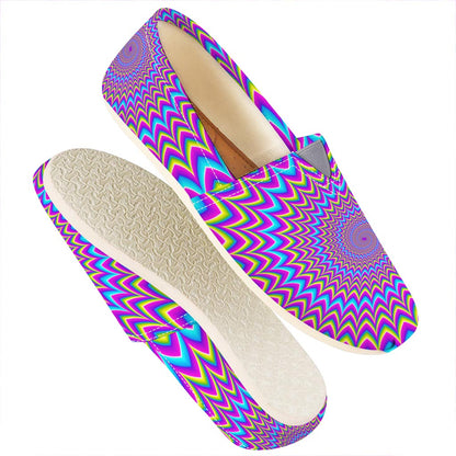 Dizzy Spiral Moving Optical Illusion Casual Shoes