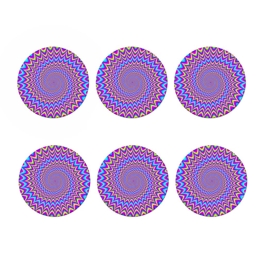 Dizzy Spiral Moving Optical Illusion Coaster Set
