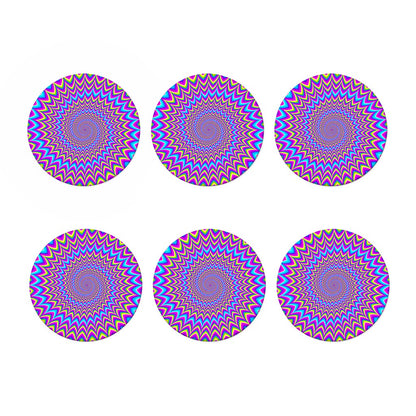 Dizzy Spiral Moving Optical Illusion Coaster Set