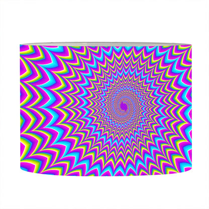 Dizzy Spiral Moving Optical Illusion Drum Lamp Shade