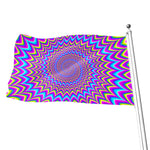 Dizzy Spiral Moving Optical Illusion Flag