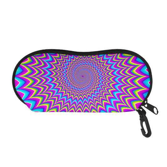 Dizzy Spiral Moving Optical Illusion Glasses Case