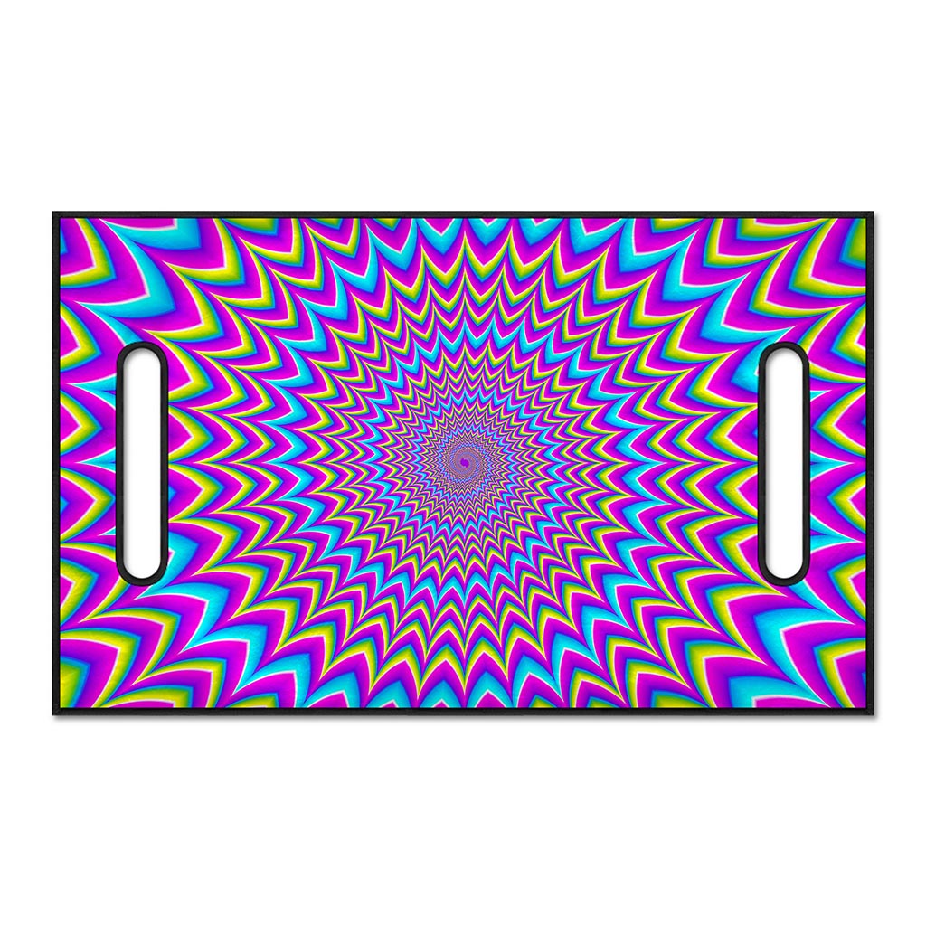 Dizzy Spiral Moving Optical Illusion Golf Cart Seat Cover