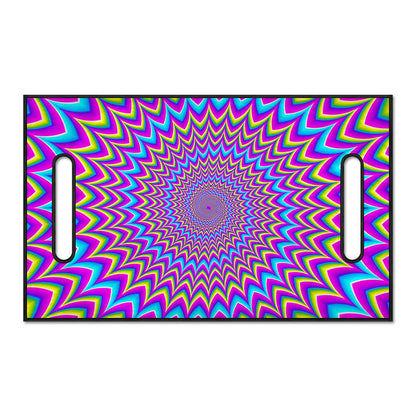 Dizzy Spiral Moving Optical Illusion Golf Cart Seat Cover