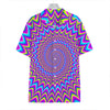 Dizzy Spiral Moving Optical Illusion Hawaiian Shirt