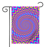 Dizzy Spiral Moving Optical Illusion House Flag