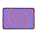 Dizzy Spiral Moving Optical Illusion Kitchen Mat