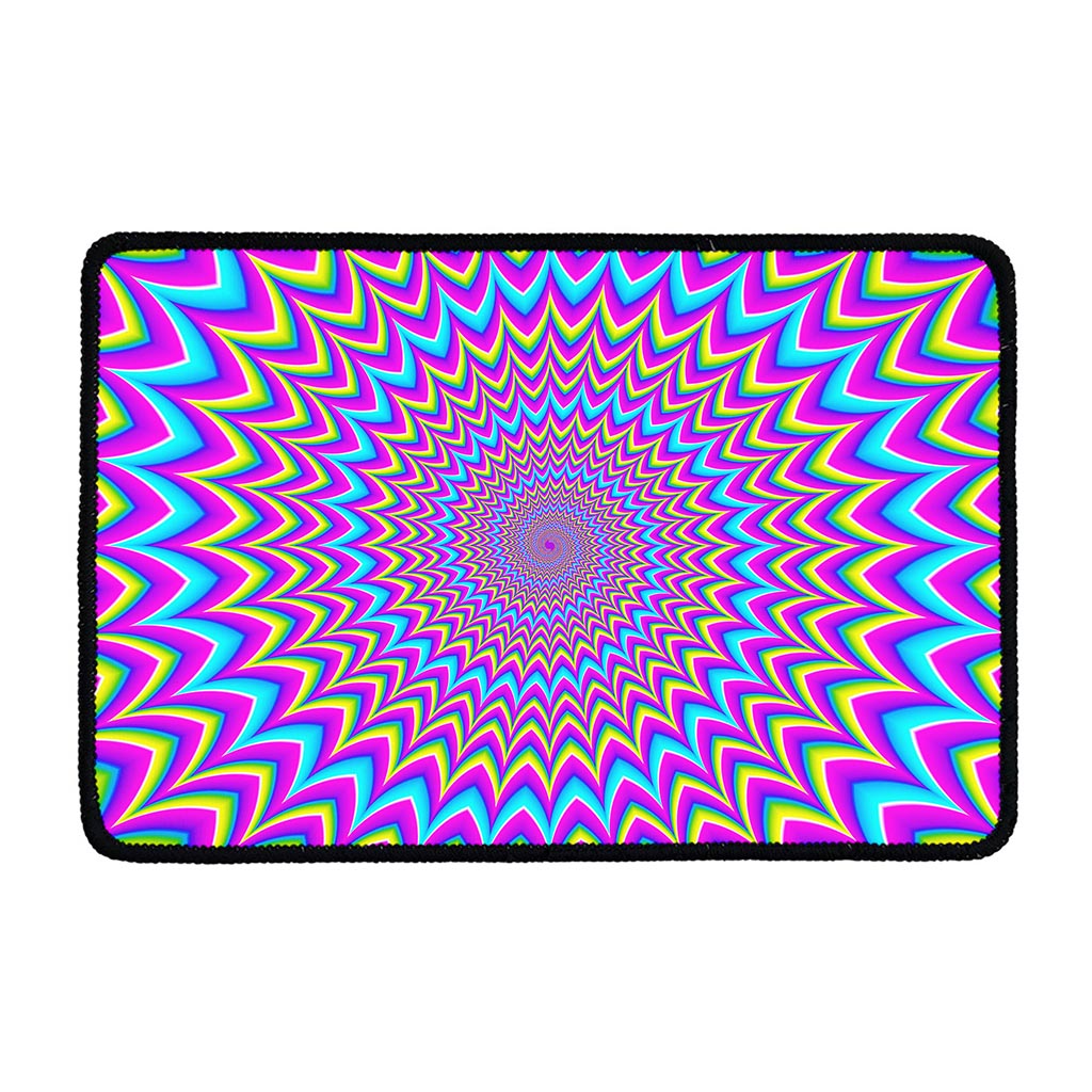 Dizzy Spiral Moving Optical Illusion Kitchen Mat