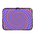 Dizzy Spiral Moving Optical Illusion Laptop Sleeve