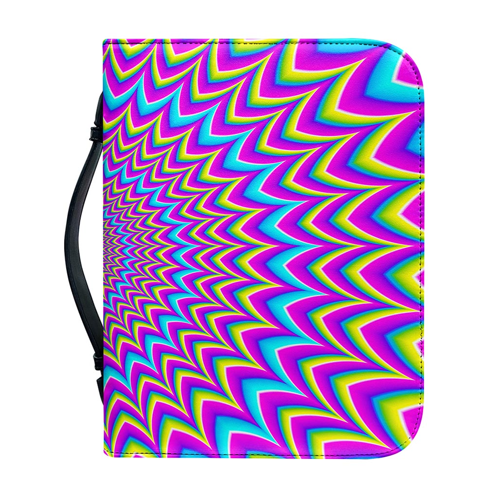 Dizzy Spiral Moving Optical Illusion Leather Bible Cover