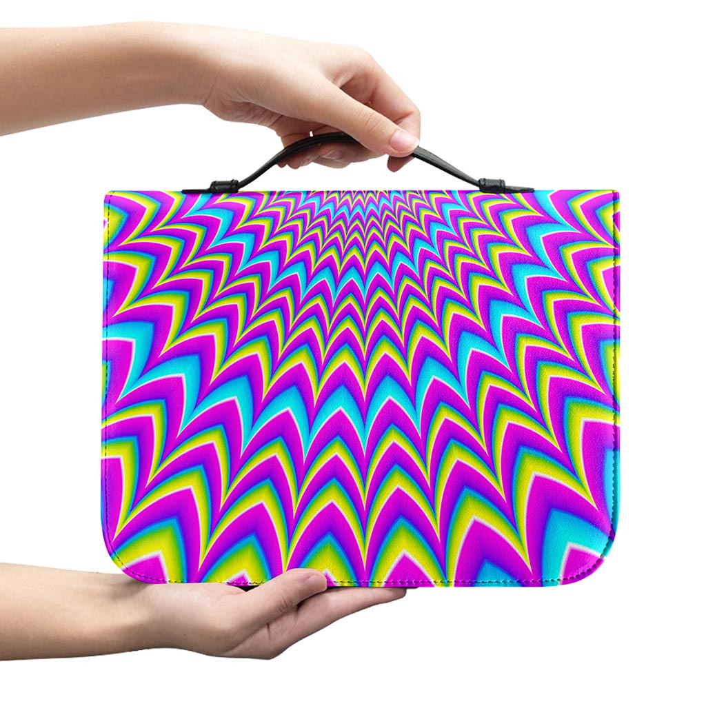 Dizzy Spiral Moving Optical Illusion Leather Bible Cover