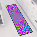 Dizzy Spiral Moving Optical Illusion Long Kitchen Mat