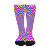 Dizzy Spiral Moving Optical Illusion Long Socks