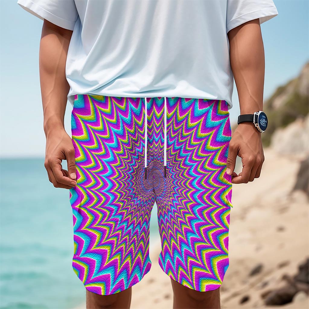 Dizzy Spiral Moving Optical Illusion Men's Cargo Shorts