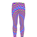 Dizzy Spiral Moving Optical Illusion Men's Leggings