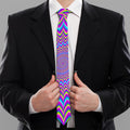 Dizzy Spiral Moving Optical Illusion Necktie