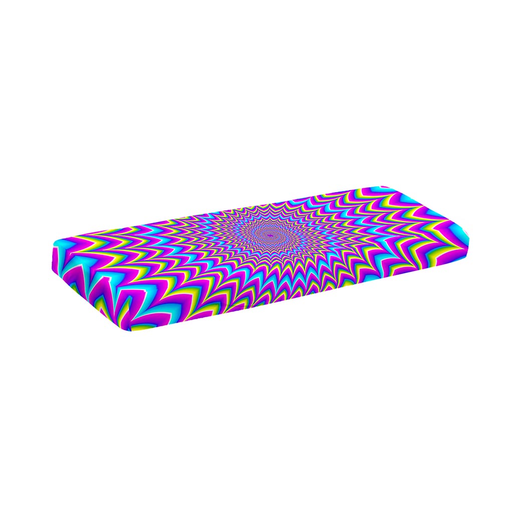 Dizzy Spiral Moving Optical Illusion Piano Keyboard Cover