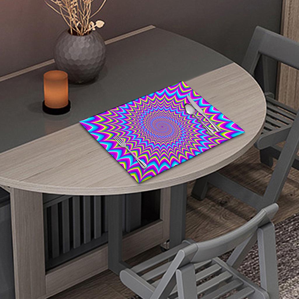 Dizzy Spiral Moving Optical Illusion Placemat
