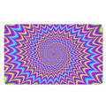 Dizzy Spiral Moving Optical Illusion Polyester Doormat
