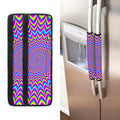 Dizzy Spiral Moving Optical Illusion Refrigerator Handle Covers