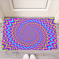 Dizzy Spiral Moving Optical Illusion Rubber Doormat