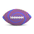 Dizzy Spiral Moving Optical Illusion Rugby Ball