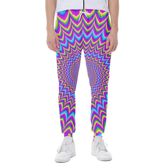 Dizzy Spiral Moving Optical Illusion Scuba Joggers