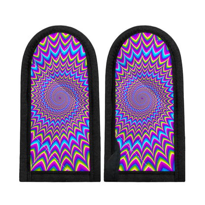 Dizzy Spiral Moving Optical Illusion Skillet Handle Cover