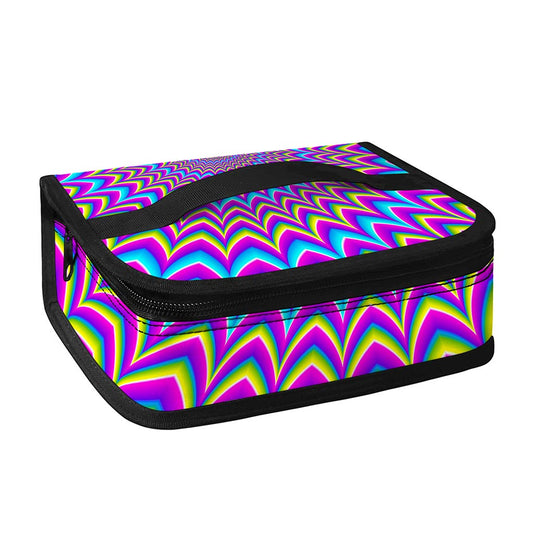 Dizzy Spiral Moving Optical Illusion Small Lunch Bag