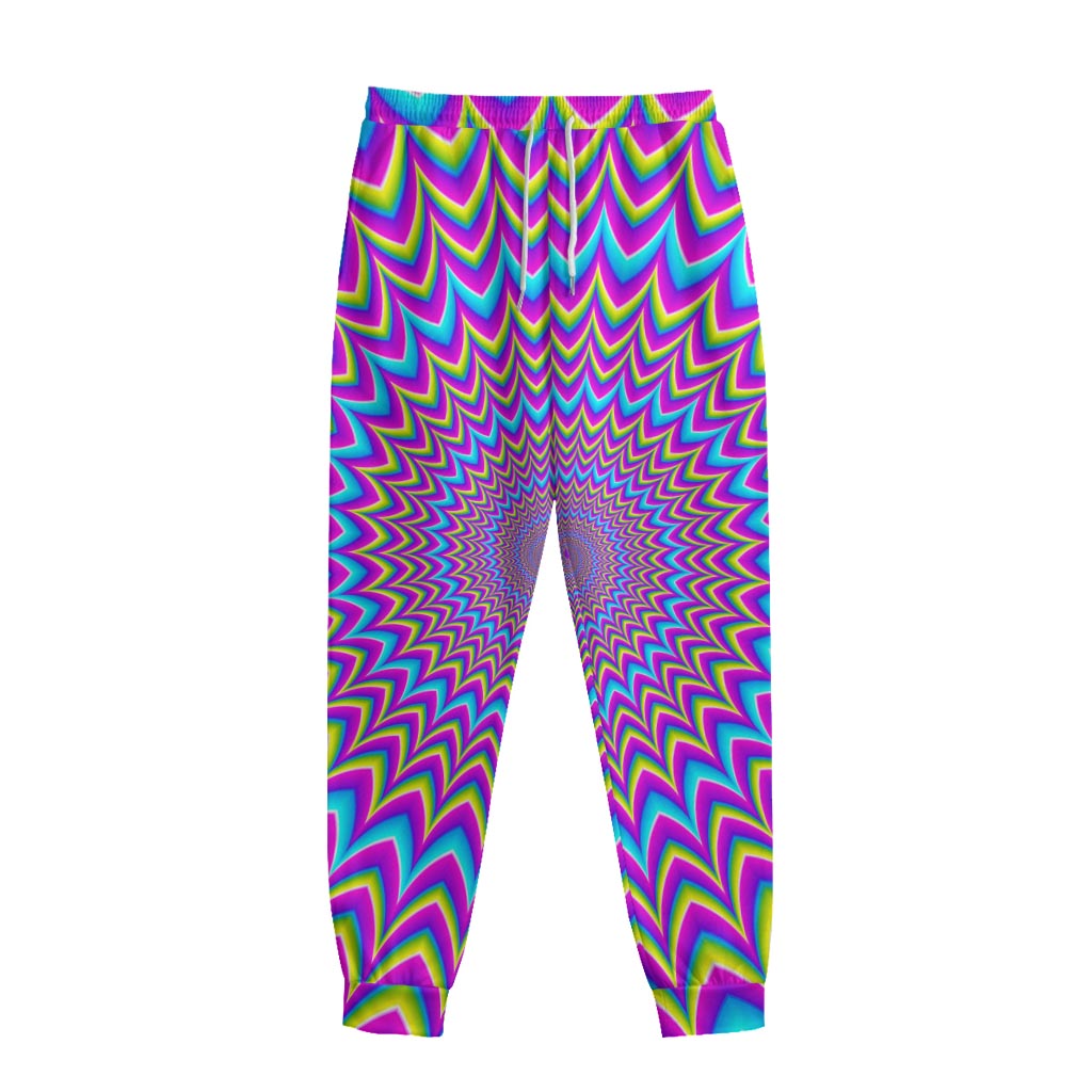 Dizzy Spiral Moving Optical Illusion Sweatpants