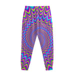 Dizzy Spiral Moving Optical Illusion Sweatpants