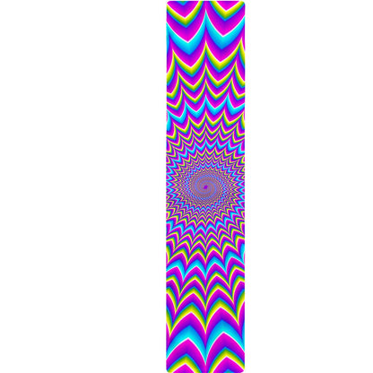 Dizzy Spiral Moving Optical Illusion Table Runner