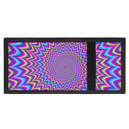Dizzy Spiral Moving Optical Illusion Trifold Wallet