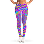 Dizzy Spiral Moving Optical Illusion Women's Leggings