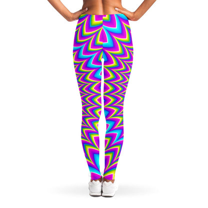 Dizzy Spiral Moving Optical Illusion Women's Leggings