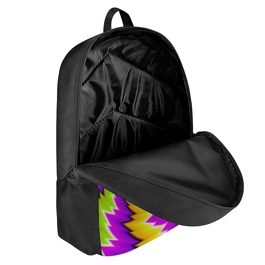 Dizzy Vortex Moving Optical Illusion 17 Inch Backpack