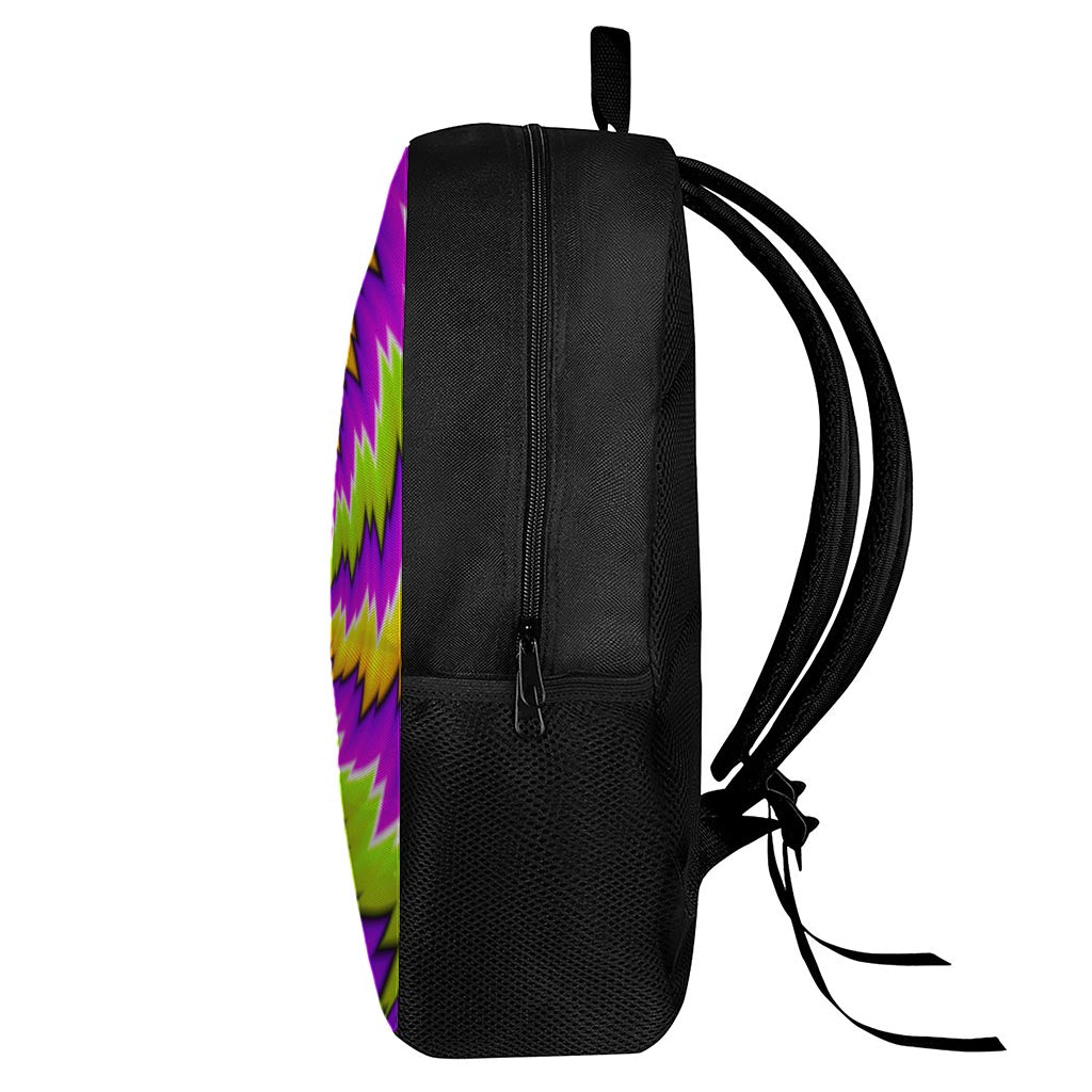 Dizzy Vortex Moving Optical Illusion 17 Inch Backpack